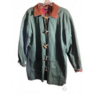 Birch Bros/ the Eagles Eye Cotton  Chore Jacket with Plaid Flannel  Lining Small